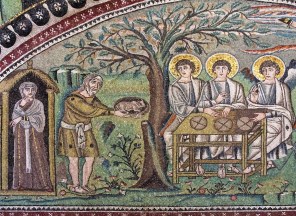 아브라함의 환대_photo by Lawrence OP_in the basilica of San Vitale in Ravenna_Italy.jpg